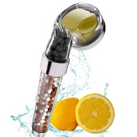 Lemon aroma Vitamin C hand stage hair catcher shower head drain filter with chlorine filtration OEM